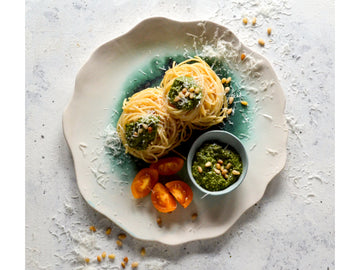 Image Matcha Pesto Tészta Feltétként