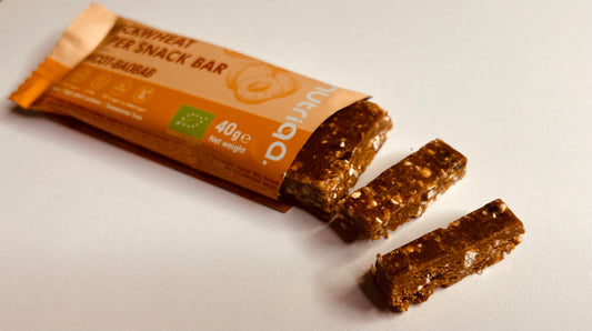 Organic Vegan 'Apricot-Baobab' Buckwheat Slices 40 g