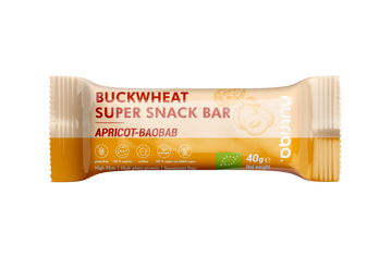 Image Organic Vegan 'Apricot-Baobab' Buckwheat Slices 40 g